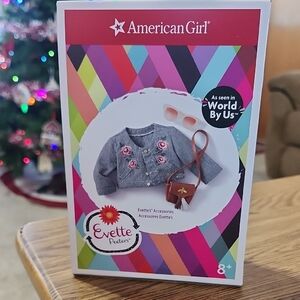 American Girl Doll Evette Peters Accessories jean jacket purse sunglasses NEW